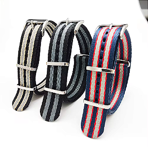 20mm Pulseira de relógio NATO de Nylon Importado