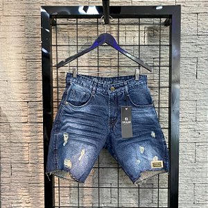 BERMUDA DESTROYED JEANS