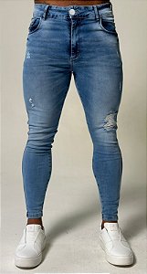 CALÇA SKINNY C/ ELASTANO DESTROYD