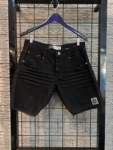BERMUDA JEANS PRETA
