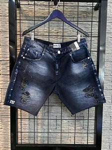 BERMUDA JEANS ESCURA