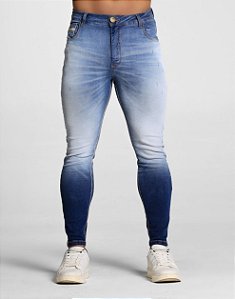 CALÇA SKINNY C/ ELASTANO DEGRADÊ