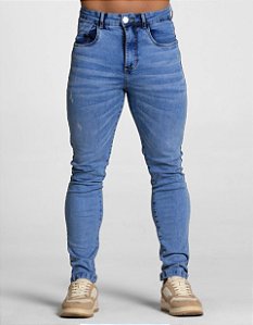 CALÇA SLIM C/ ELASTANO JEANS LISA