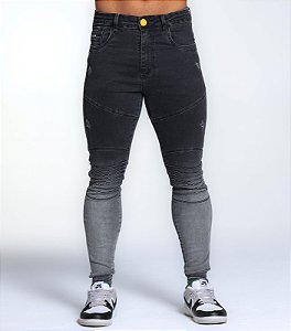 CALÇA SKINNY C/ ELASTANO DEGRADÊ