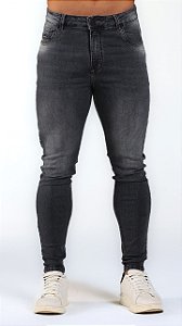 CALÇA SKINNY C/ ELASTANO MARMORIZADA