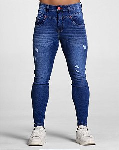 CALÇA SKINNY C/ ELASTANO JEANS