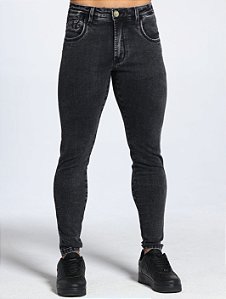 CALÇA SKINNY C/ ELASTANO ESCURA - PREMIUM