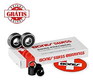 Rolamento Bones Swiss Skate 8 Cinza