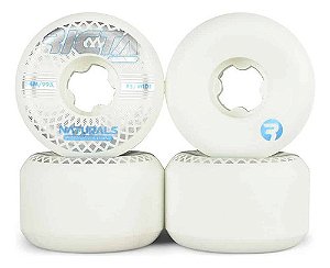 Kit 4 Roda Skate Original Ricta Wheel 99a Wide Naturals 54mm