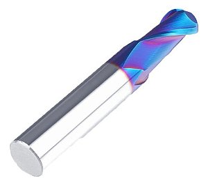 Fresa Cnc Metal Duro 4mm 2 Cortes Hrc65 Ball Nose End Mill
