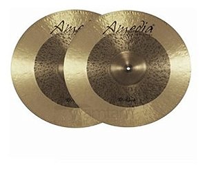Prato Bateria Amedia D Rock Hi-hat 16 Made Turkey Novo