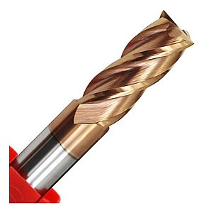 Fresa Topo Reto Metal Duro 4 Cortes 5 Mm Hrc55 Inox Alumínio