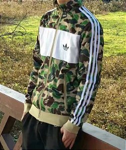 moletom bape x adidas