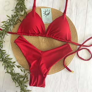 Cortininha e Asa Delta Vermelho