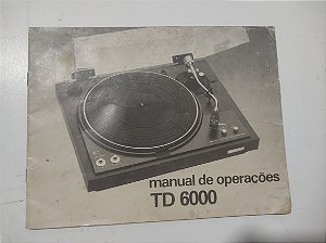 Manual original Toca discos Polyvox TD6000