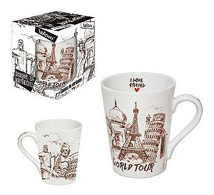 Caneca De Cerâmica I Love Travel