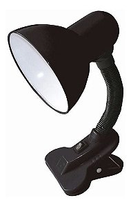 Luminária Mesa Articulada Presilha Garra Inmetro Bivolt Abaj