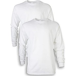 Camiseta Manga Longa Branca (Unidade)