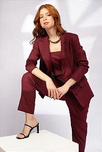 BLAZER CLASSIC LINHO LILY MARSALA