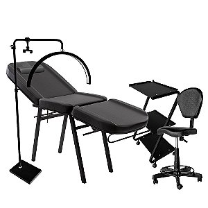 PEM 03 - Kit Promo Maca Estética Fixa Standart Mocho Luminária Led Meia Lua Carrinho