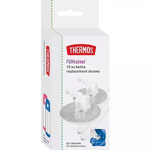 Refil Kit 2 Canudos Thermos Funtainer F401 355ml