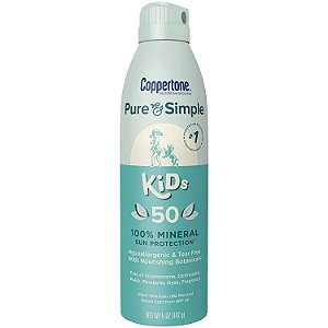Protetor Solar Coppertone Pure Simple Kids Spray 50+