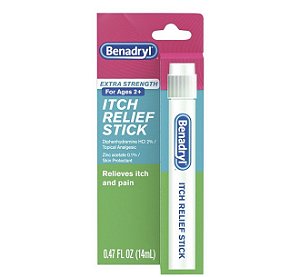 Benadryl Extra Strength Itch Relief Stick Travel Size