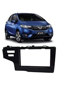 Moldura Honda New Fit 2 Din 2015 - 2018 Preto