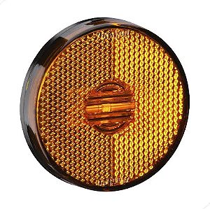 Asx Lanterna Lateral Led Laranjada 85mm Bivolt