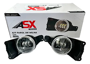 Kit Farol Auxiliar/milha Led Embutido Gm Chevrolet 40w 6000k