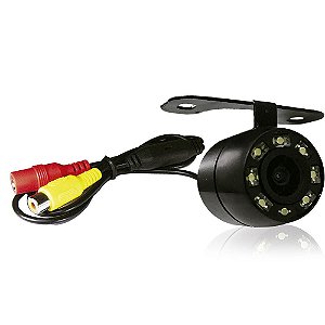 Câmera Ré Infra Vermelho Led Borboleta Automotiva Parachoque