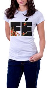 Camiseta Baby Look Básica Soft - Fé