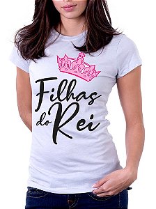 Camiseta Baby Look Básica Soft - Filhas do Rei