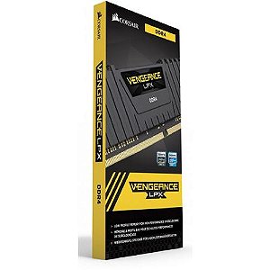 Memória DDR4 Corsair Vengeance LPX, 8GB, 3000MHz, Preto