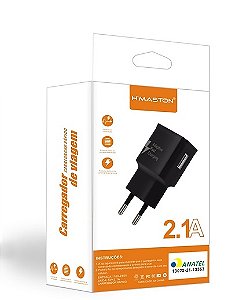 Fonte H'maston 2.1Aa COM 1 Usb F001 Com ANATEL