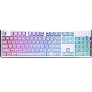 Teclado Gamer HP K500F, USB, ABNT2, Com LED, Prata