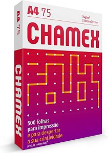 Resma de Papel A4 Chamex - Papel Sulfite, A4, 75g, 500 folhas
