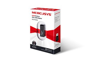 Mini Adaptador Mercusys USB Wireless MW300UM 300Mbps