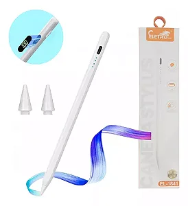 Caneta Touchscreen Stylus Celular iPhone Tablet iPad Samsung Universal ELETROMEX EL-1841