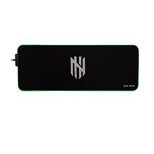 Mousepad Gamer New Hero Rapid, RGB, Extra Grande, 80x30cm, Preto