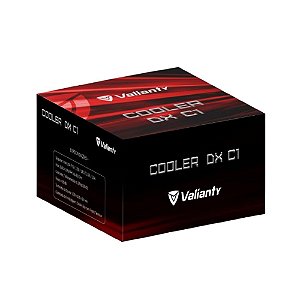 Cooler Valianty Dx C1 Lga775/115x, Para Processadores Intel, 100 x 100, 20dB