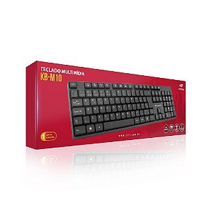 TECLADO C3TECH KB-M10BK USB PRETO