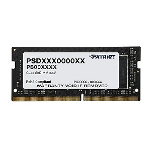 Memória para Notebook DDR4 Patriot Signature, 8GB, 3200MHz