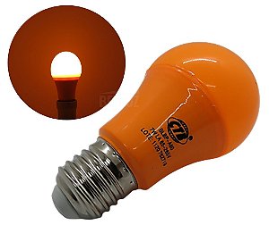 Lâmpada Bulbo LED Laranja 7W Bivolt E27