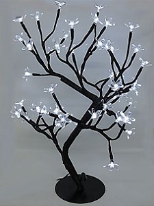 Luminária Mini Árvore Cerejeira de Led Com 48 Leds Branco Frio 110v e 220v