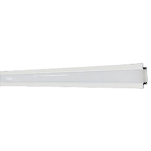 Perfil Para Fita LED Embutir Branco De 2M e 2,4CM De Largura
