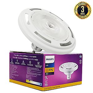 Lâmpada LED Philips 9W spot AR111 Branco Quente  2700K