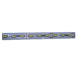 Barra de Aluminio Regua LED de 1 Metro 12v Branco frio 6500k 18W
