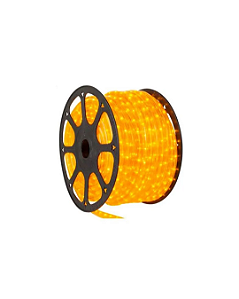 Mangueira Led Laranja 13mm - 36 Leds por metro 220V - Rolo de 100 metros