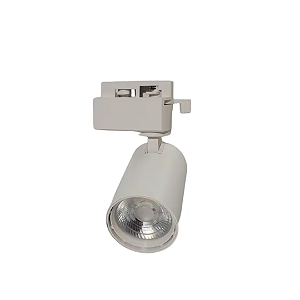 Spot de Trilho 10W LED Branco frio  Bivolt - Branco